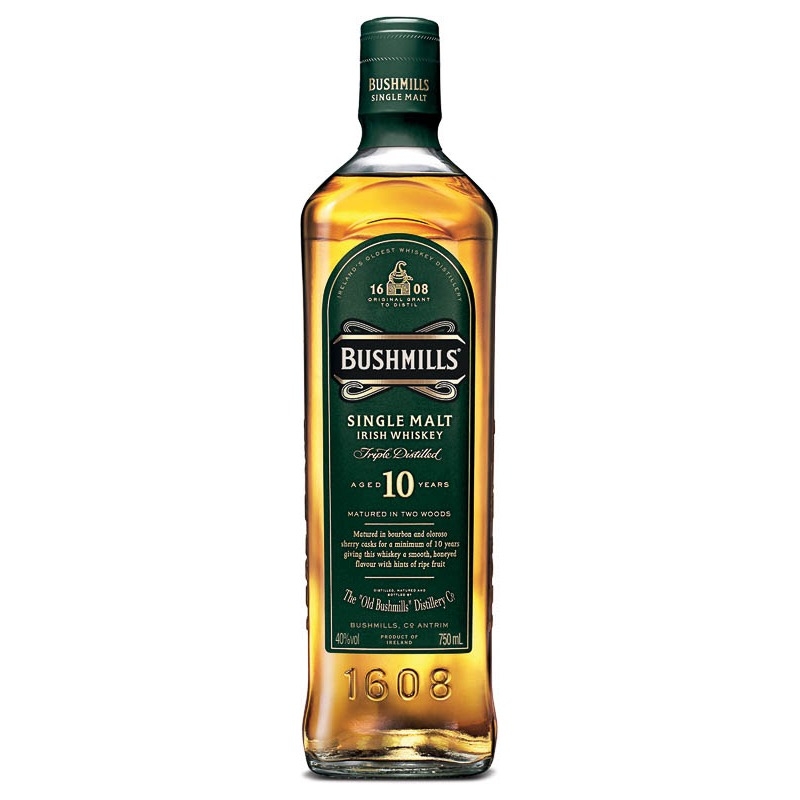 Bushmills 10 Year Old Irish Whiskey